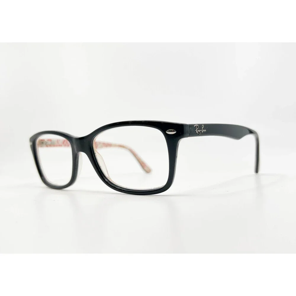 Ray-Ban RB 5228 5014 Black Red Eyeglasses Frames 53-17-140 - Picture 2 of 7